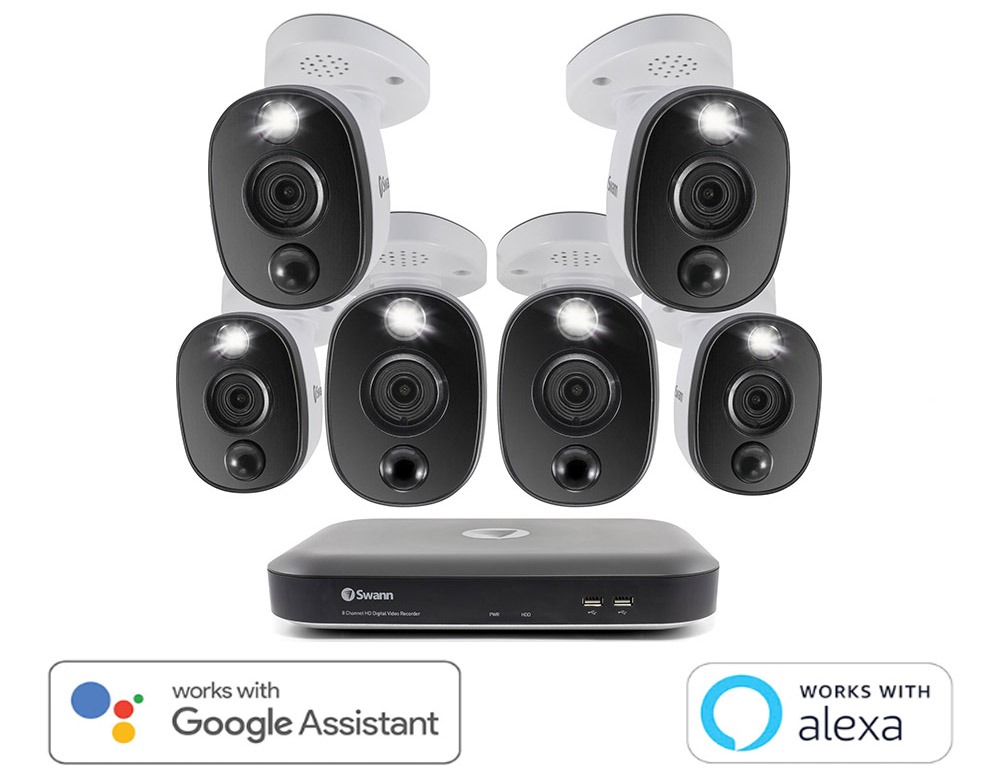 Swann security google assistant on sale